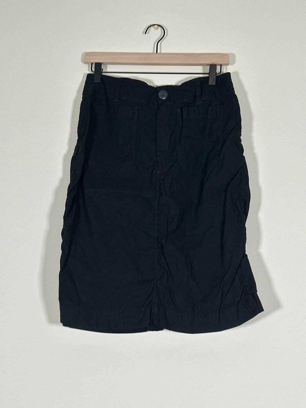 Anthropologie Maeve Colette Skirt Large Petite Black Utility
